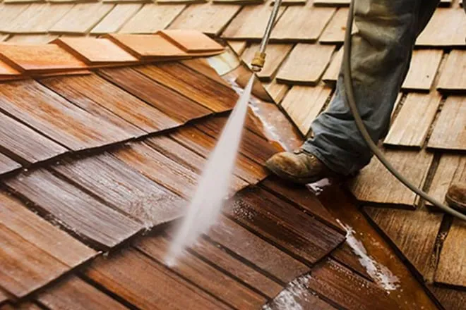 Battle Ground Wood Shingle Roof installation